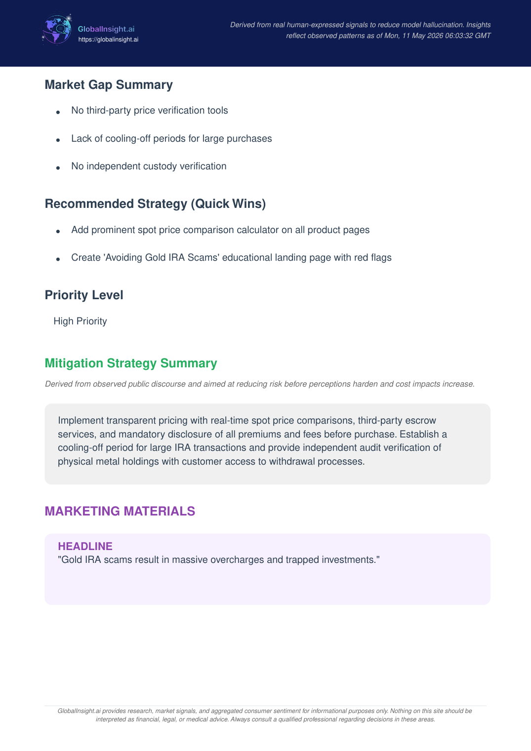 Global Insights sample report page 2